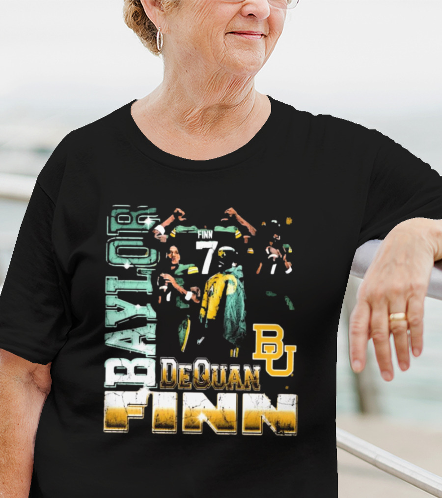Baylor Bears Dequan Finn 7 BU T-Shirt