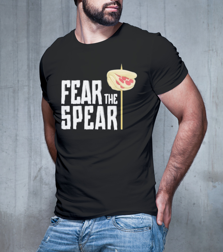 Detroit Tigers Fear The Spear Pizza T-Shirt