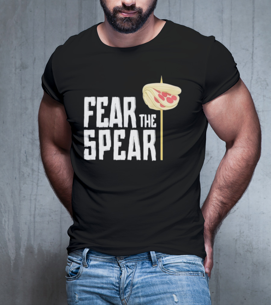 Detroit Tigers Fear The Spear Pizza T-Shirt