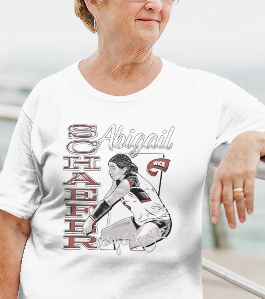 Abigail Schaefer Western Kentucky WKU Illustrated Signature T-Shirt