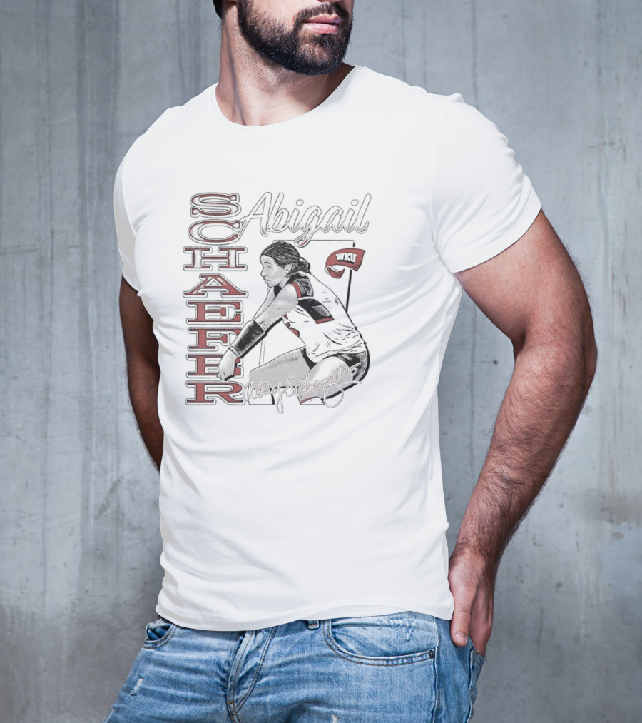 Abigail Schaefer Western Kentucky WKU Illustrated Signature T-Shirt