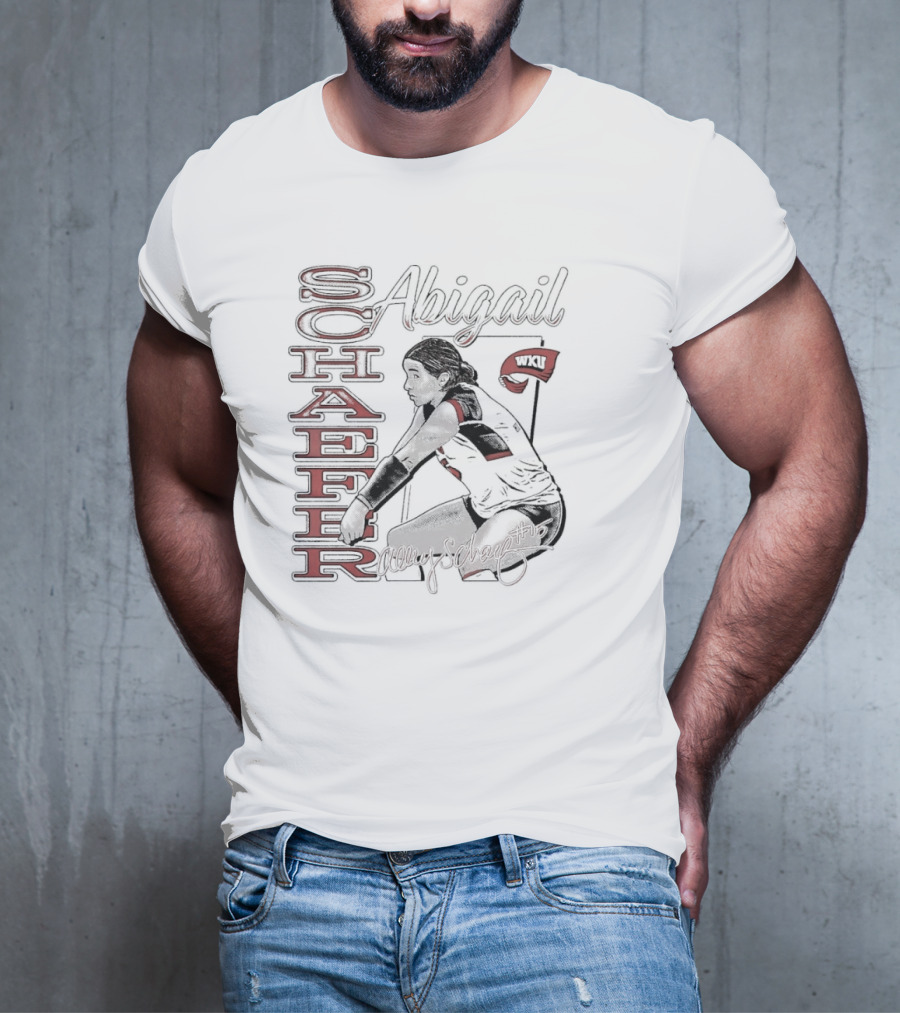 Abigail Schaefer Western Kentucky WKU Illustrated Signature T-Shirt