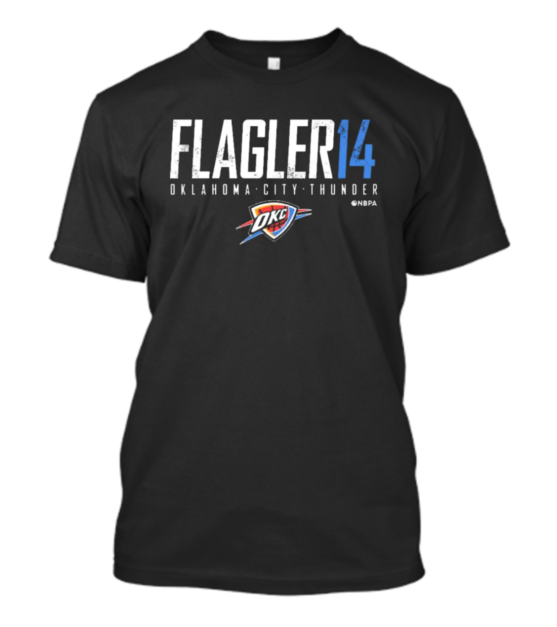 Flagler 14 Oklahoma City Thunder OKC NBA NBPA T-Shirt