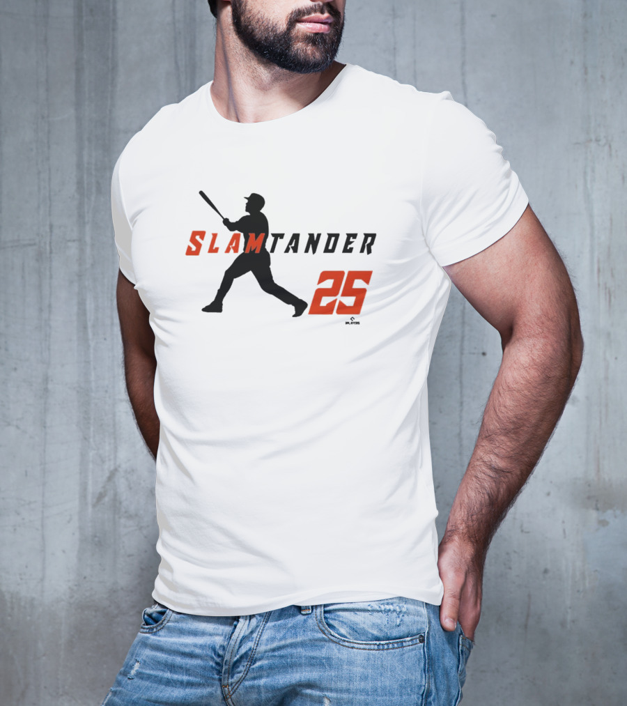 Anthony Santander Slamtander 25 Baltimore Orioles MLB Swing T-Shirt