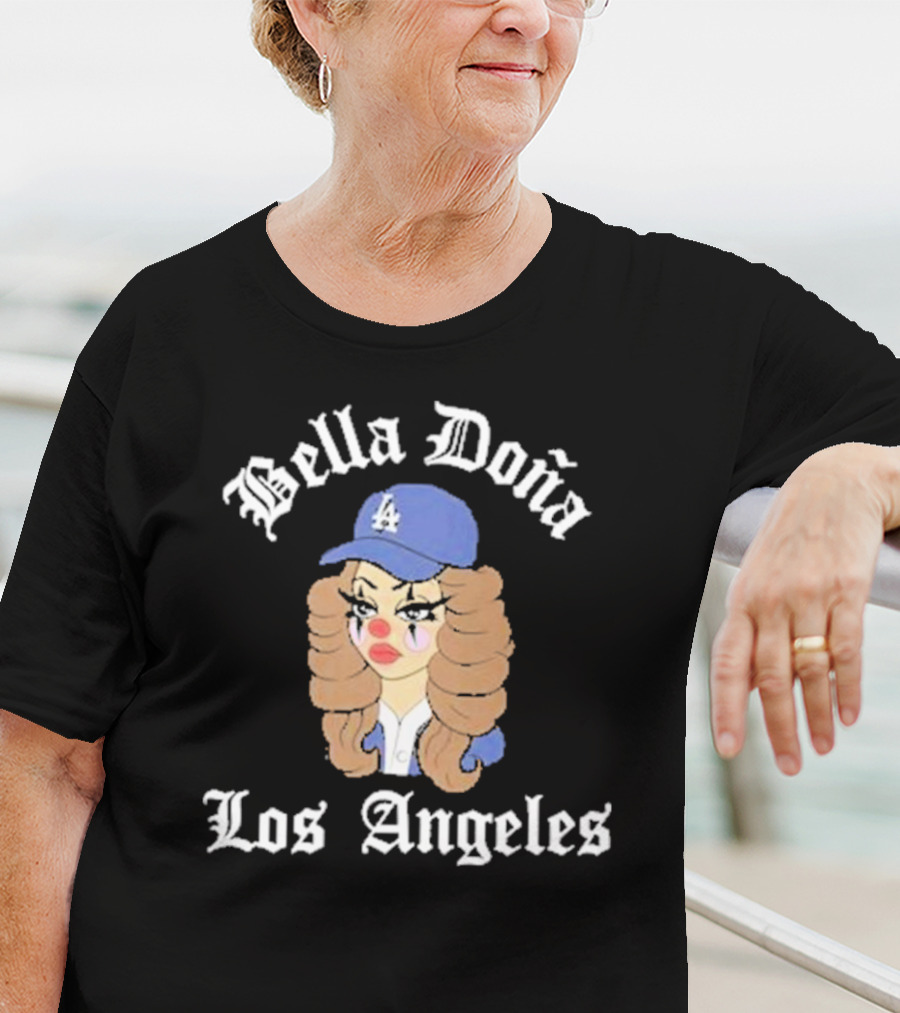 Bella Doña Los Angeles Dodgers Baseball T-Shirt
