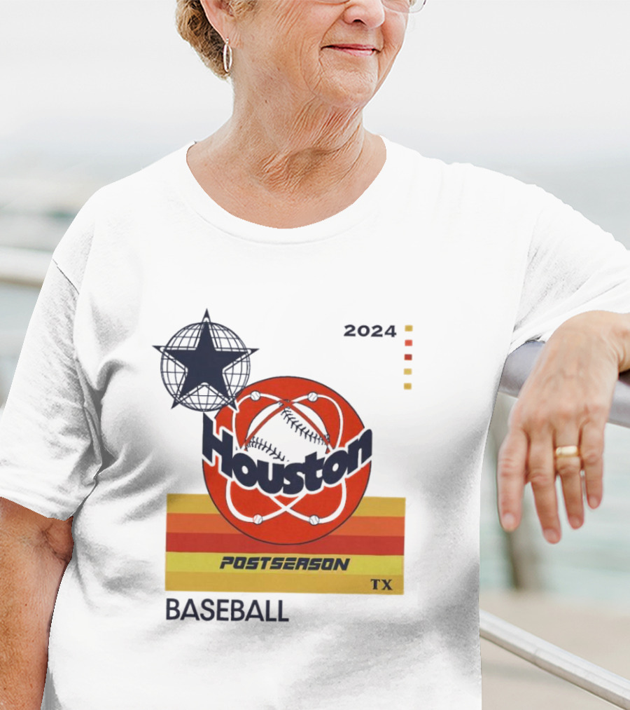 Houston TX Postseason Baseball October T-Shirt