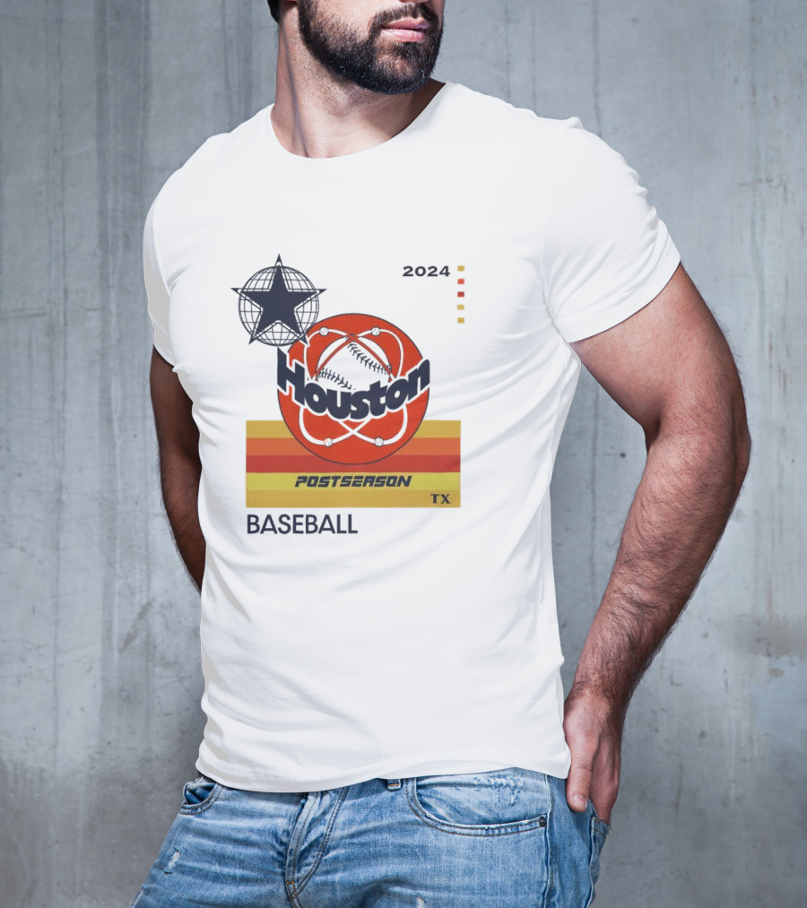 Houston TX Postseason Baseball October T-Shirt