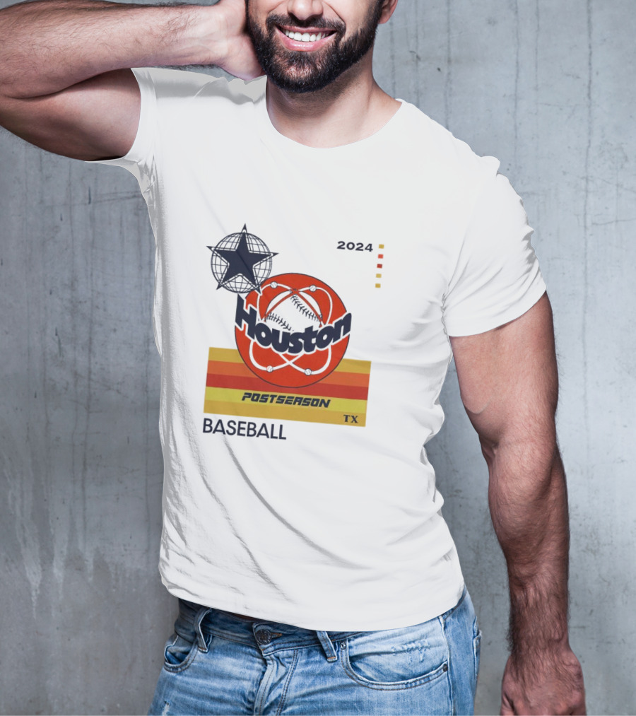 Houston TX Postseason Baseball October T-Shirt