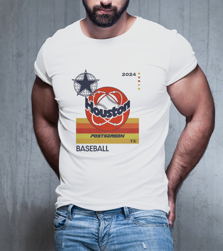 Houston TX Postseason Baseball October T-Shirt
