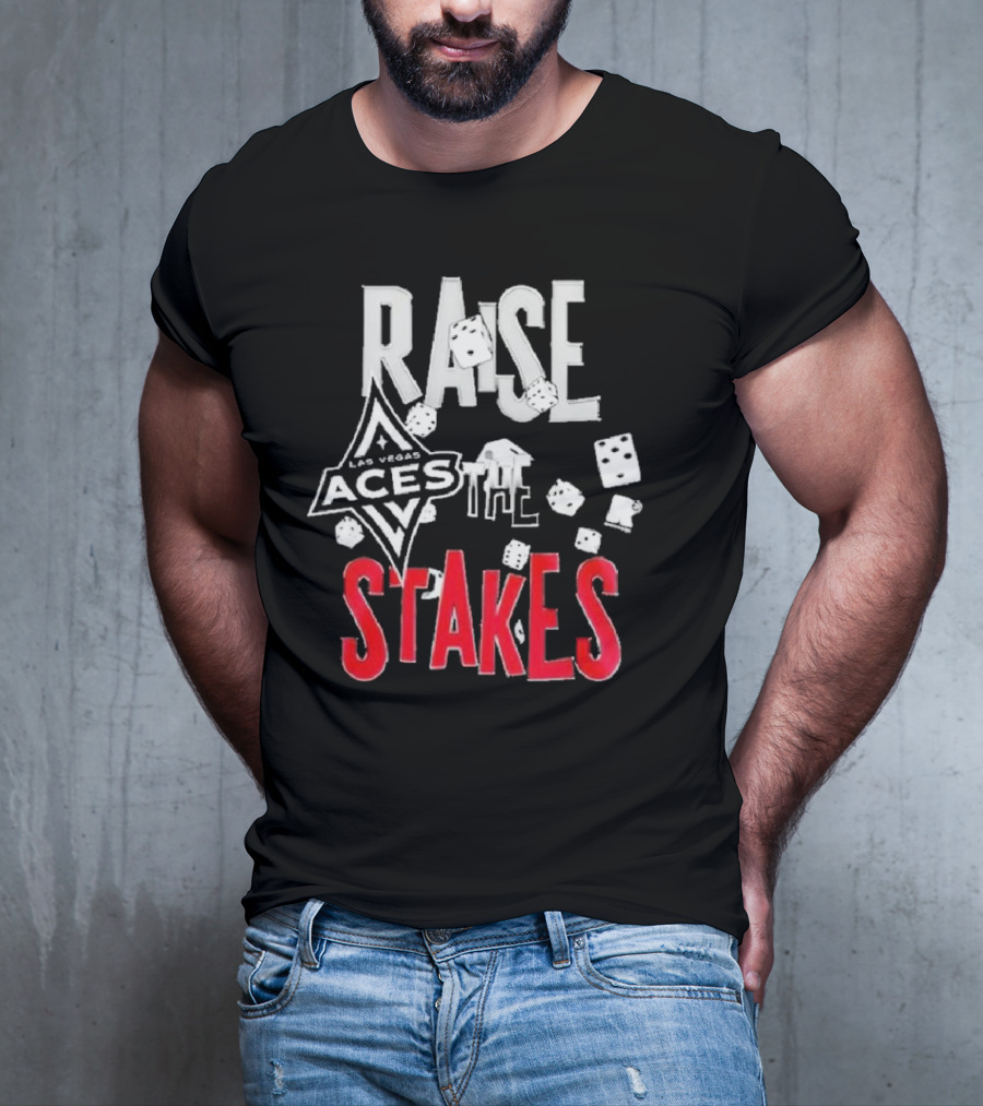 Las Vegas Aces Raise The Stakes Dice T-Shirt