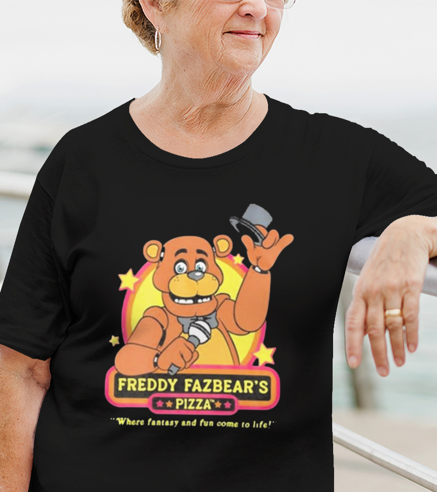 Freddy Fazbear’s Pizza Where Fantasy And Fun Come To Life Five Nights At Freddy’s T-Shirt