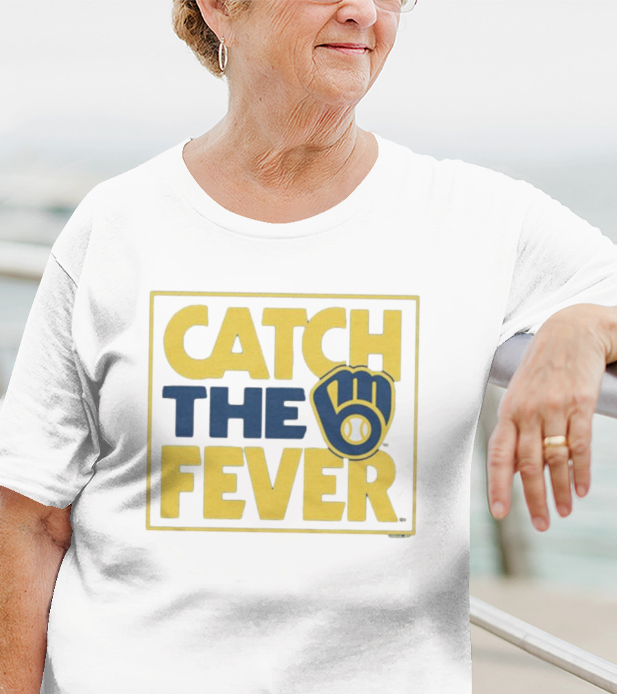 Catch The Fever MLB Milwaukee Brewers T-Shirt
