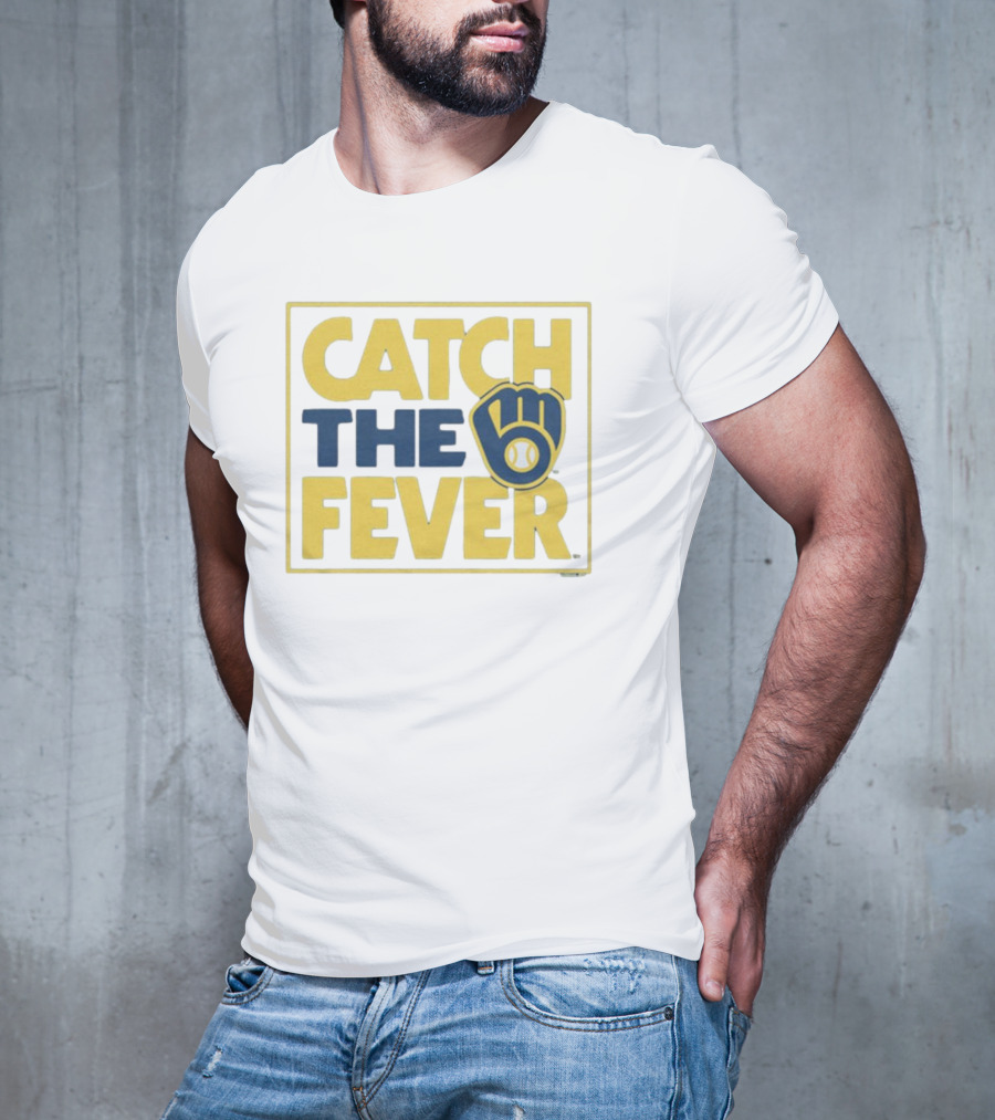Catch The Fever MLB Milwaukee Brewers T-Shirt