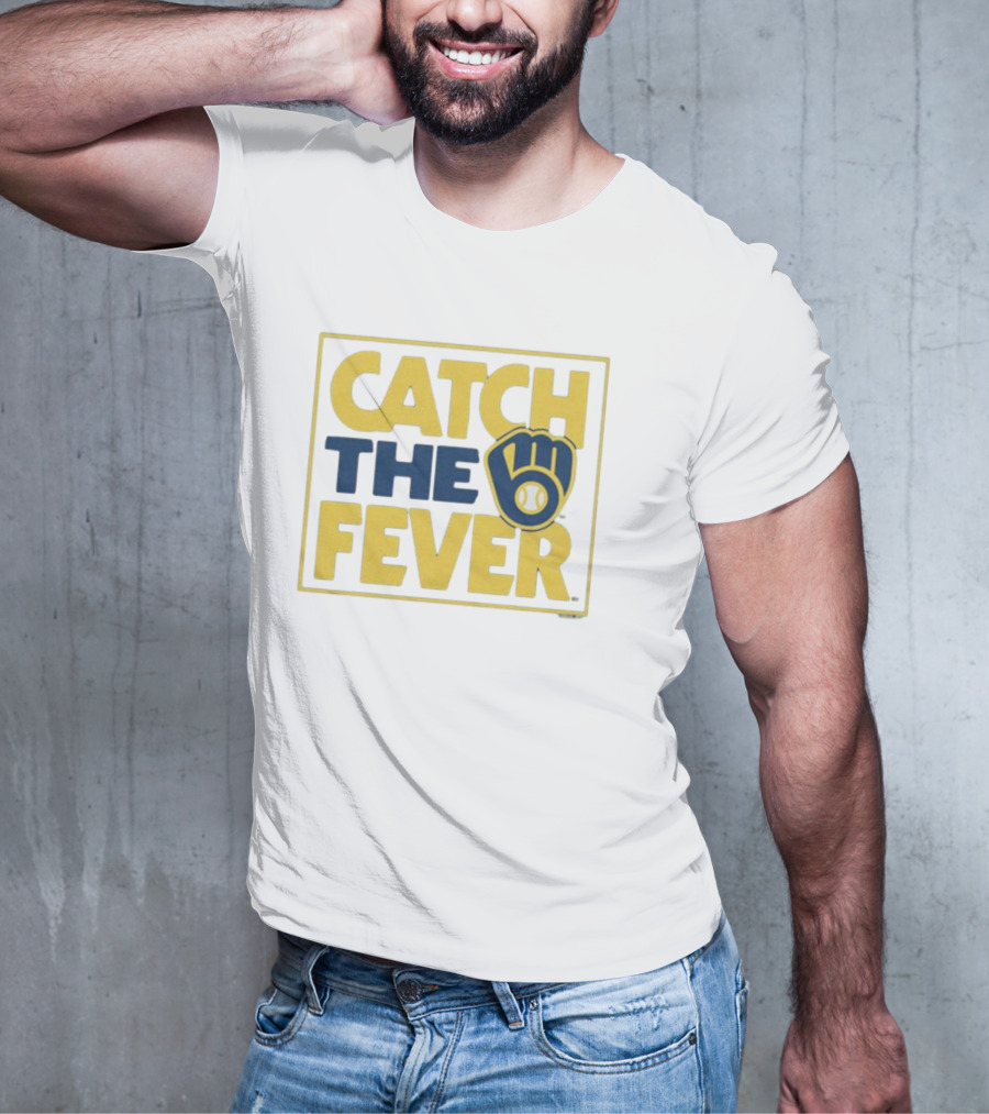 Catch The Fever MLB Milwaukee Brewers T-Shirt