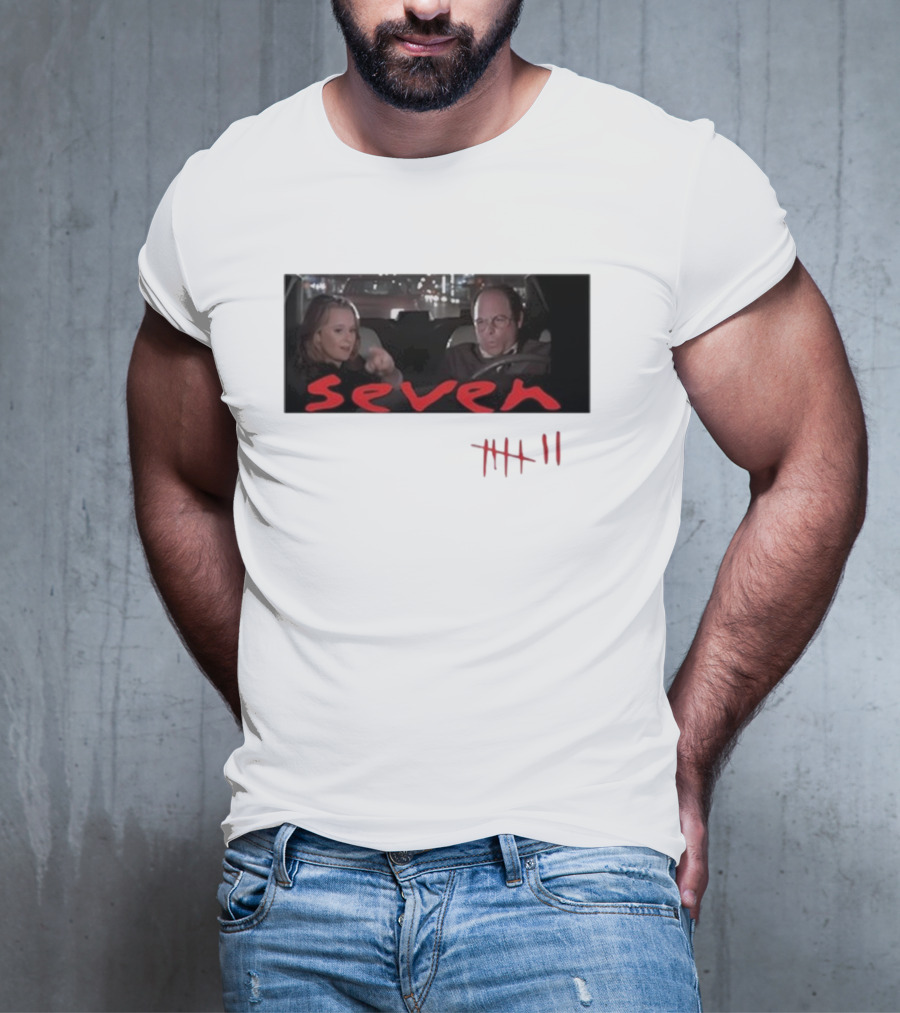 Seven Seinfeld Car Scene Parody With Tally Marks T-Shirt