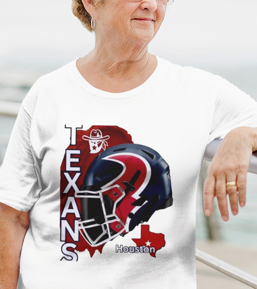 Texans Houston Team Spirit Sports Helmet Texans T-Shirt