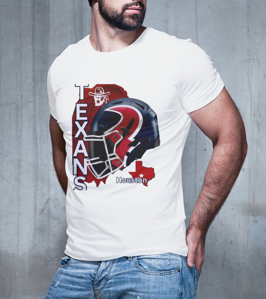 Texans Houston Team Spirit Sports Helmet Texans T-Shirt