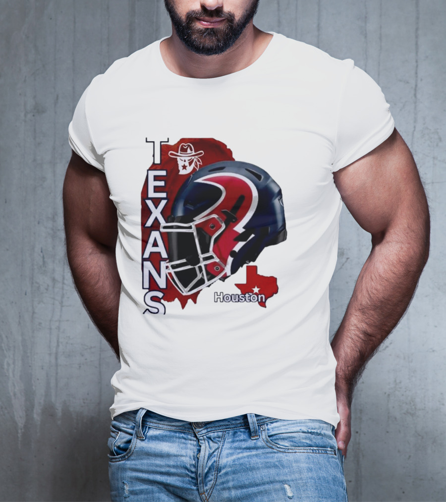 Texans Houston Team Spirit Sports Helmet Texans T-Shirt