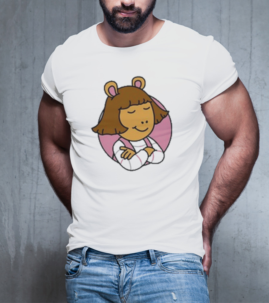 Arthur DW Cartoon Crossed Arms Confident Pose T-Shirt