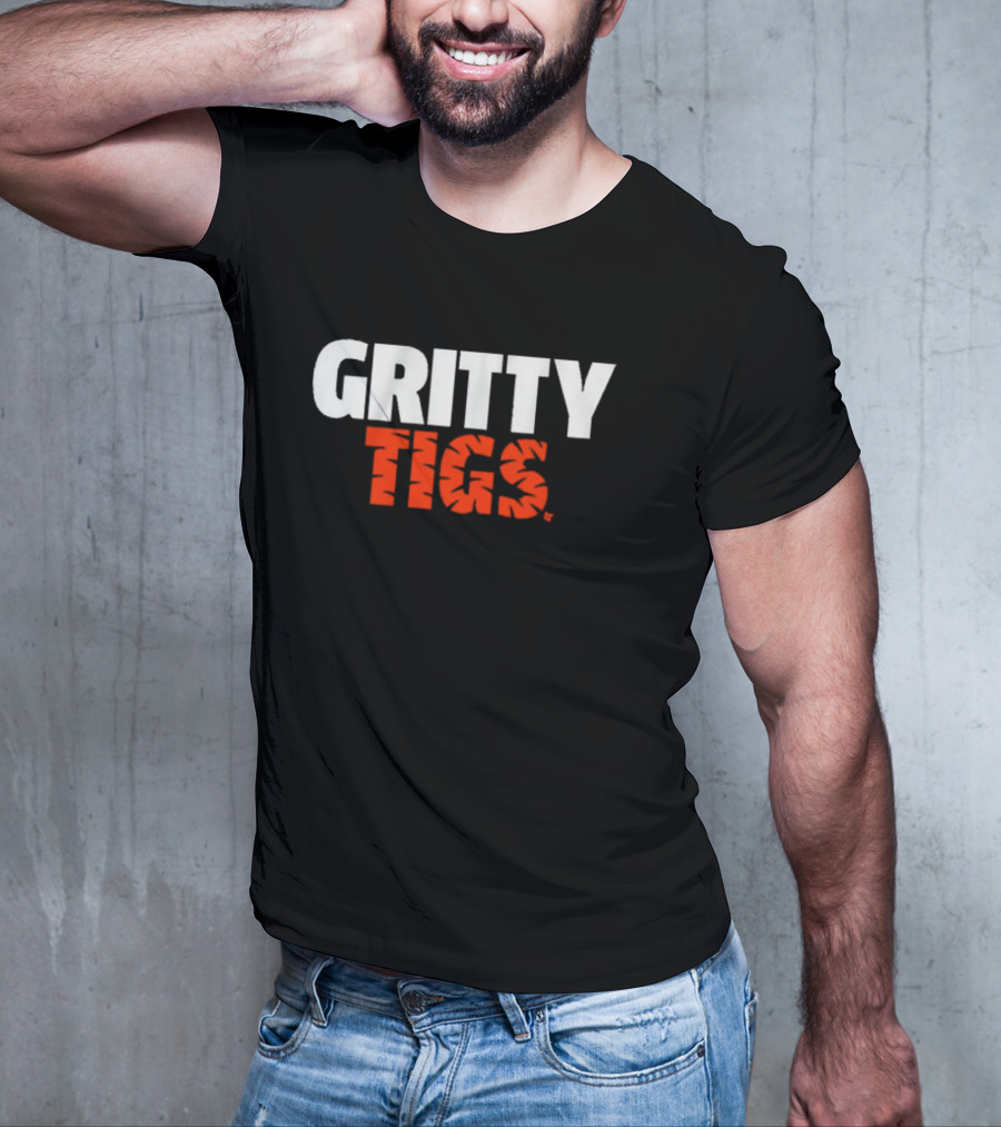 Detroit Tigers Baseball Gritty Tigs Bold Team Spirit T-Shirt