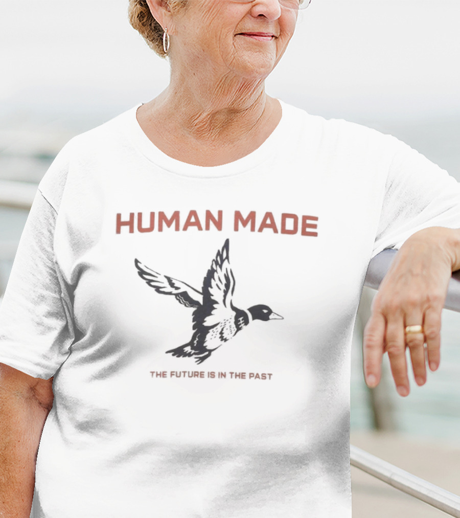 Human Made The Future Is In The Past Flying Bird T-Shirt