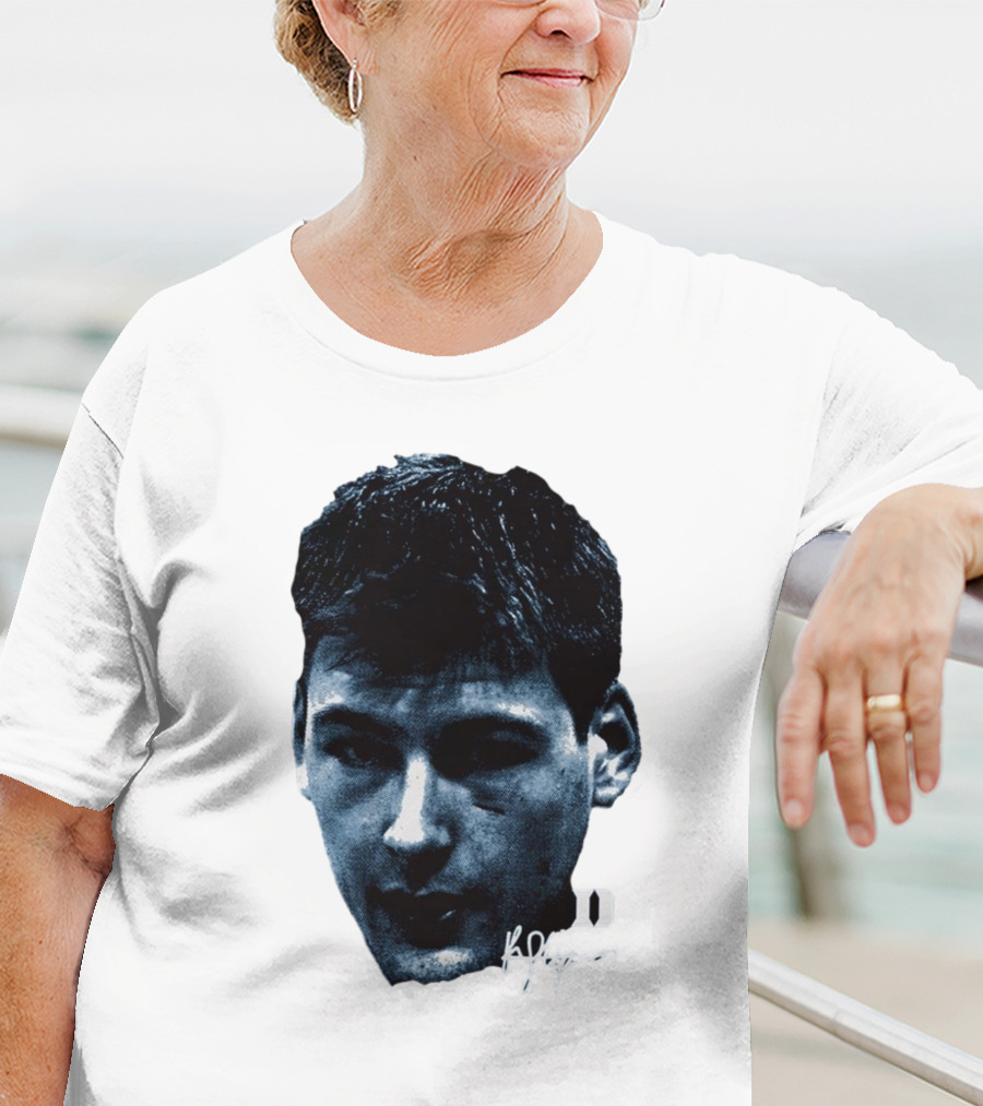 Kyle Filipowski Duke Blue Devils Signature Big Head Image T-Shirt