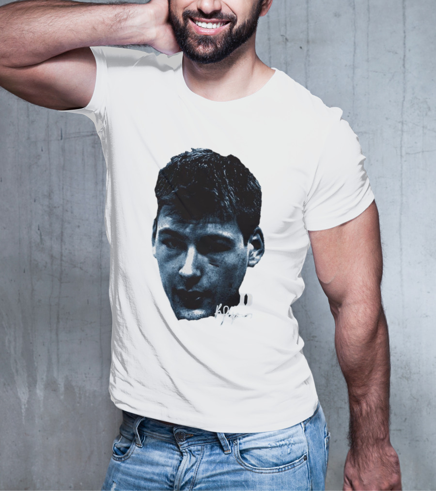 Kyle Filipowski Duke Blue Devils Signature Big Head Image T-Shirt