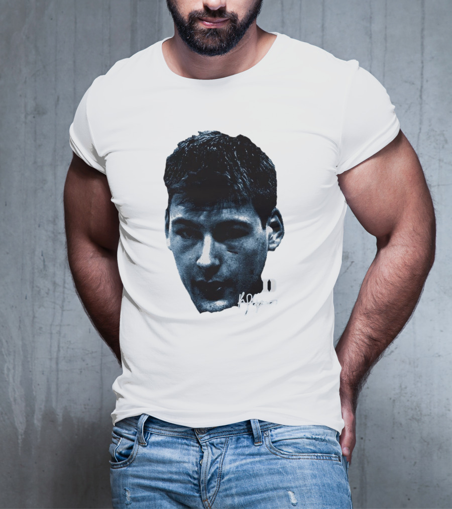 Kyle Filipowski Duke Blue Devils Signature Big Head Image T-Shirt