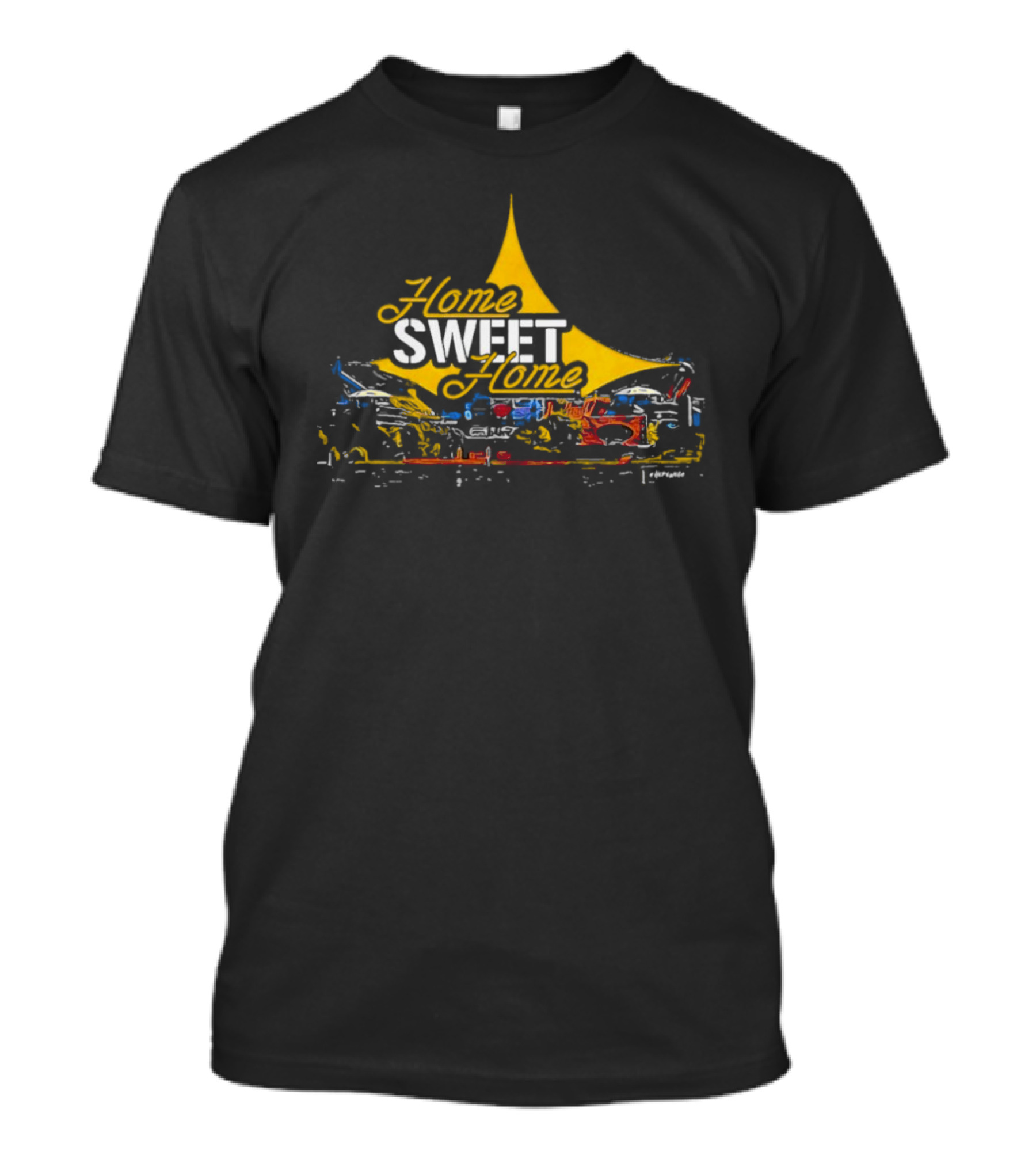 Home Sweet Home Pittsburgh Steelers Fan T-Shirt