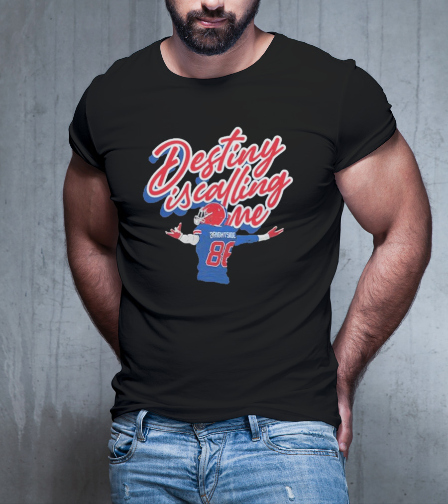 Brightside 26 Eager Eyes Destiny Is Calling Me Football 88 T-Shirt