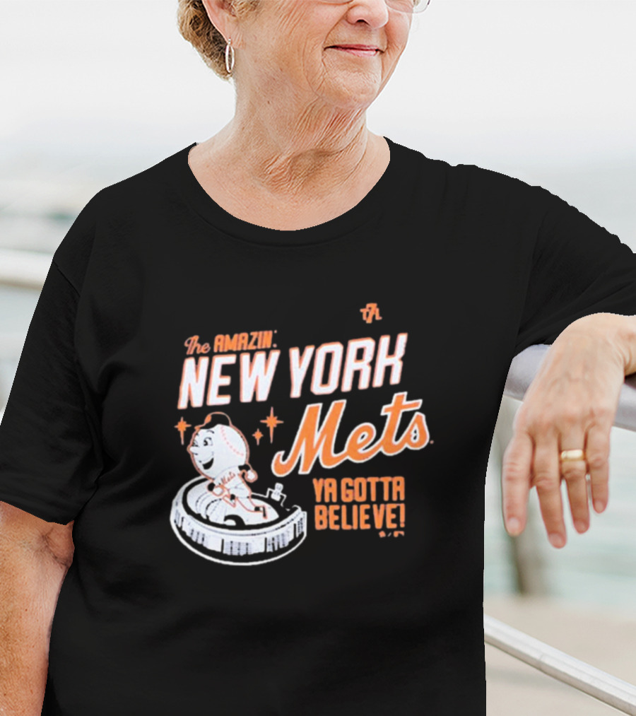 The Amazin' New York Mets Ya Gotta Believe Mr. Met T-Shirt