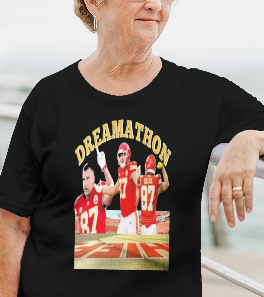 Dreamathon Travis Kelce #87 Kansas City Chiefs NFL T-Shirt