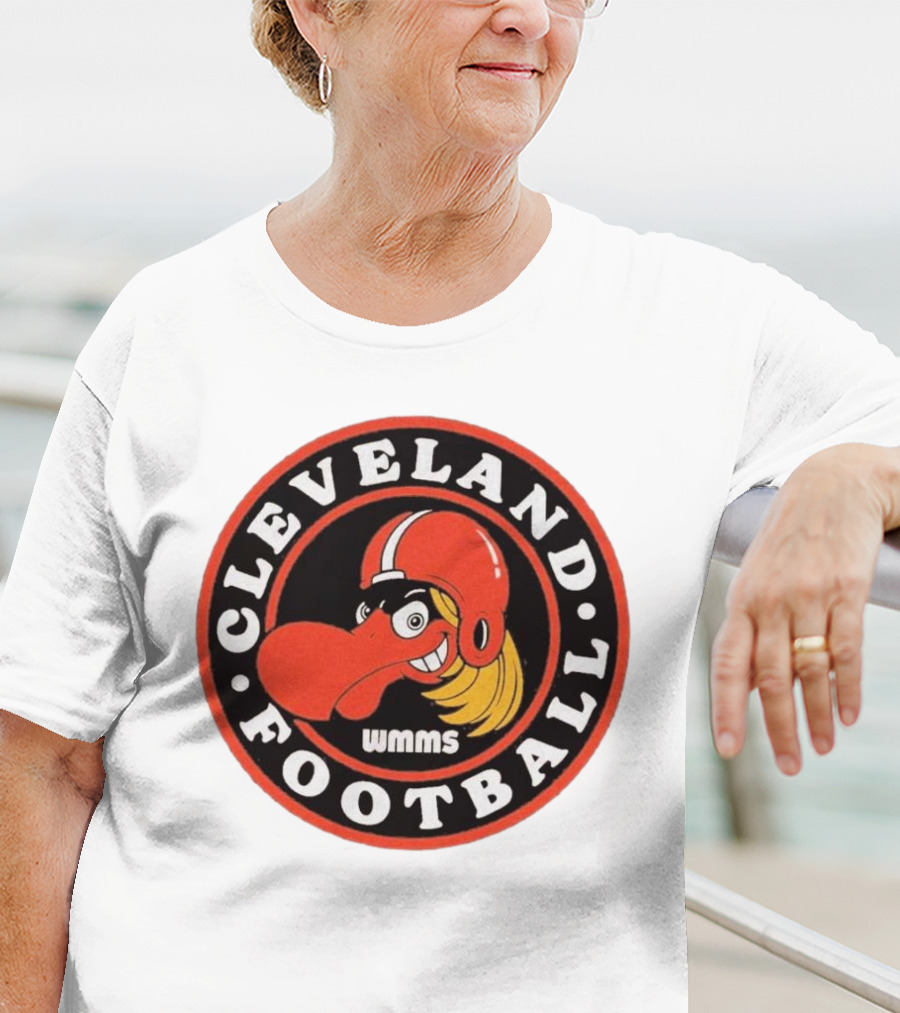 WMMS Cleveland Football 100.7 FM NFL Browns T-Shirt