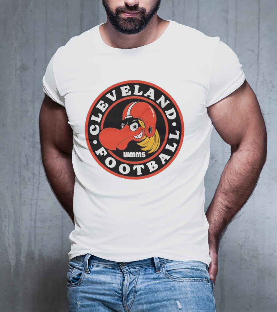 WMMS Cleveland Football 100.7 FM NFL Browns T-Shirt