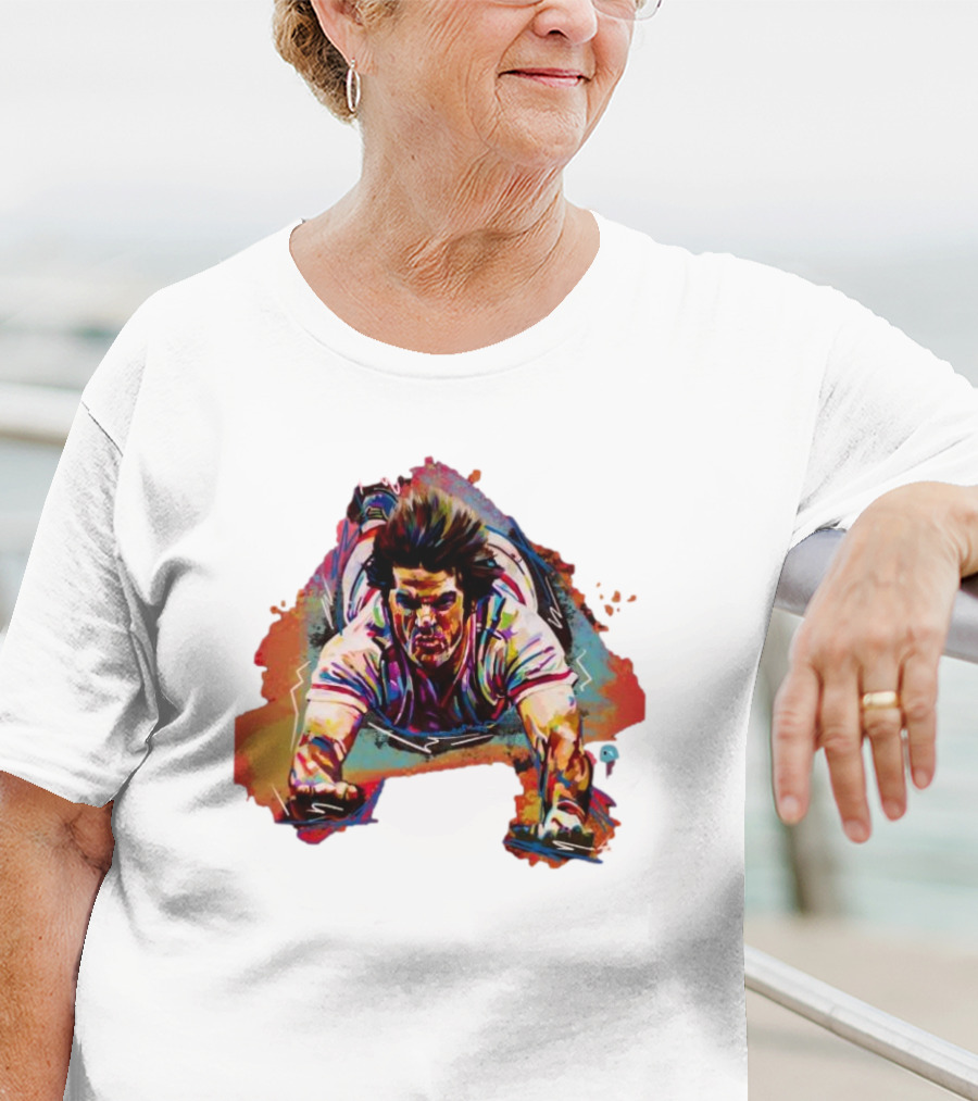 Pete Rose Sliding Action – Shawn Voelker T-Shirt