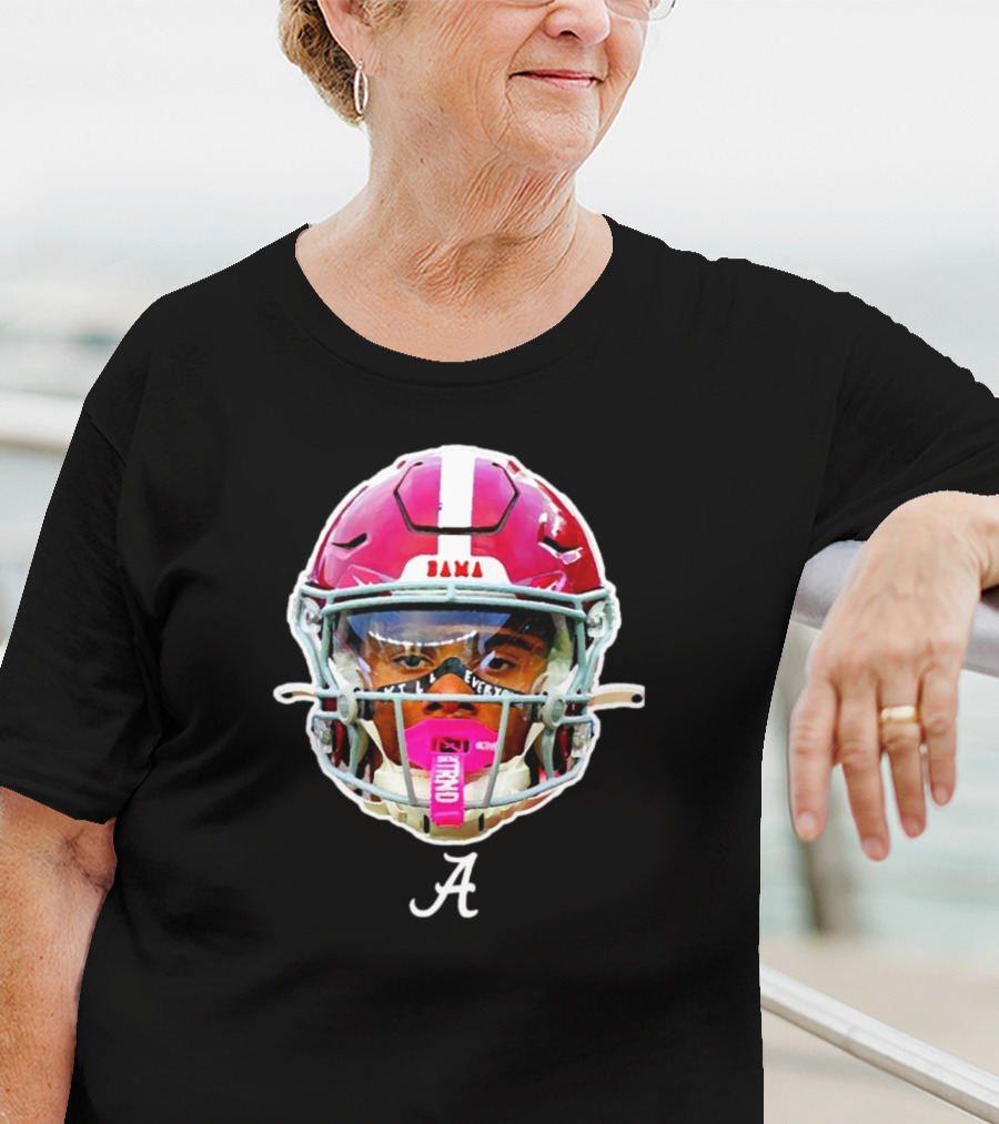 Ryan Williams Alabama Crimson Tide Bama Helmet A T-Shirt