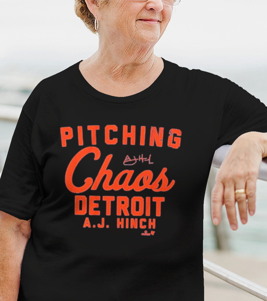 Pitching Chaos Detroit A.J. Hinch T-Shirt