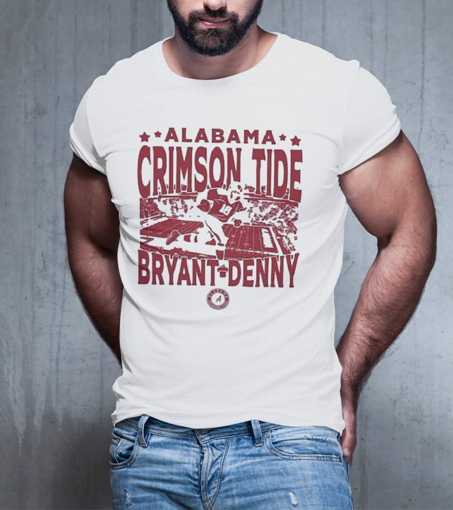 Alabama Crimson Tide Bryant Denny Stadium Vintage Football Gameday T-Shirt