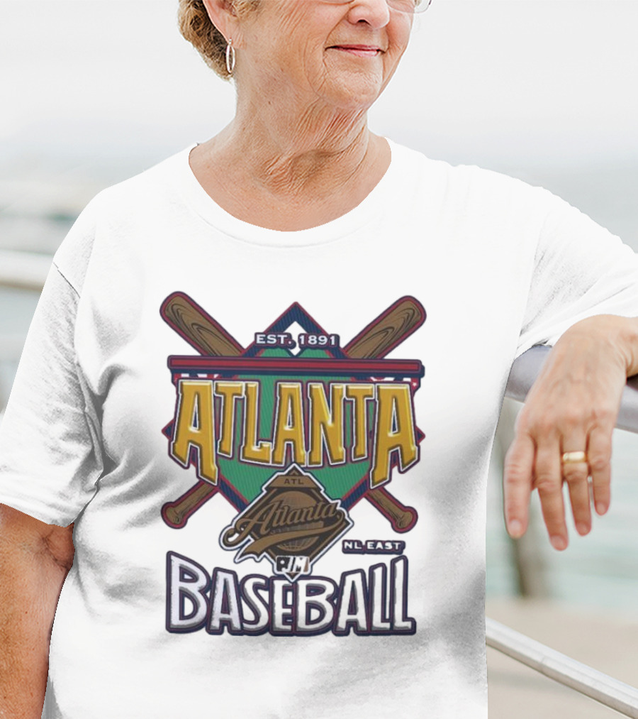 Atlanta Baseball EST 1891 NL East ATL T-Shirt