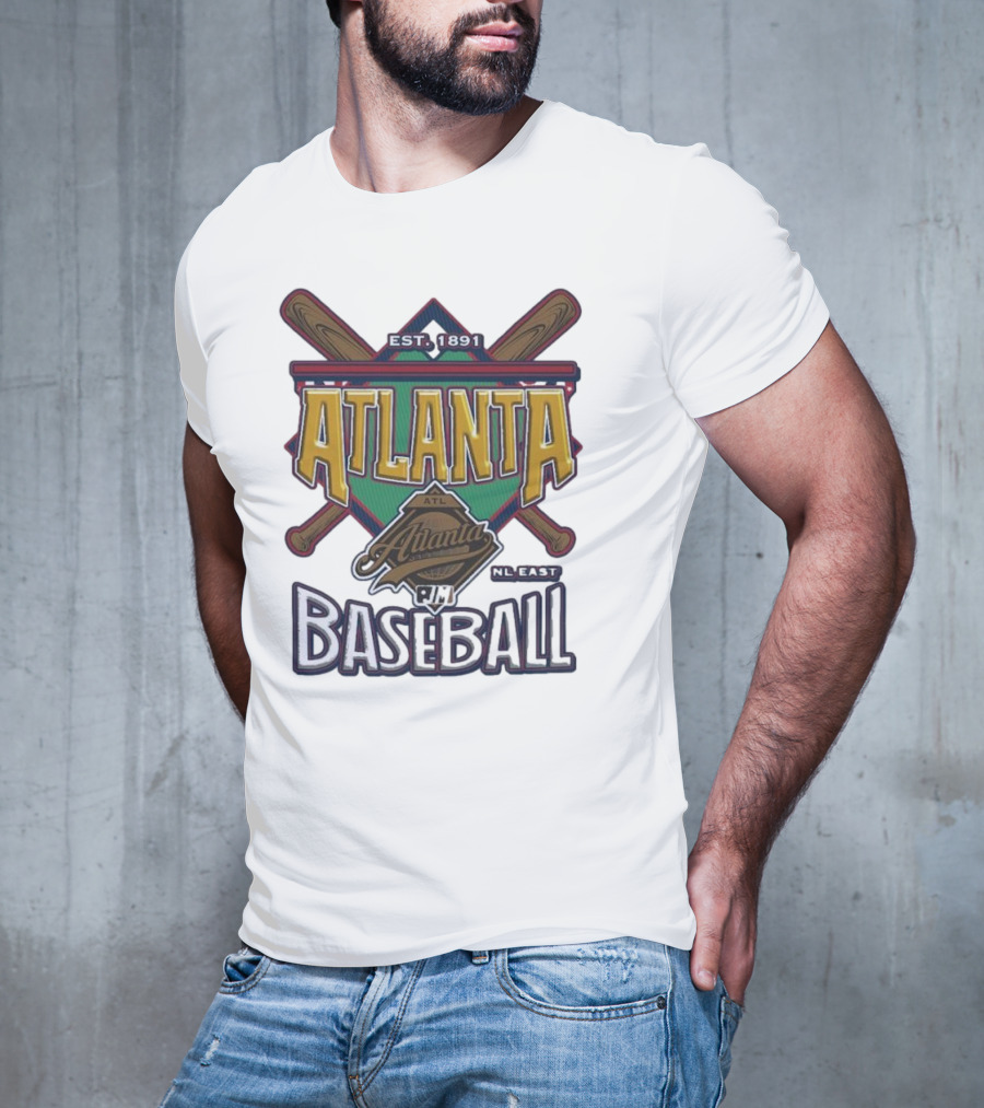 Atlanta Baseball EST 1891 NL East ATL T-Shirt