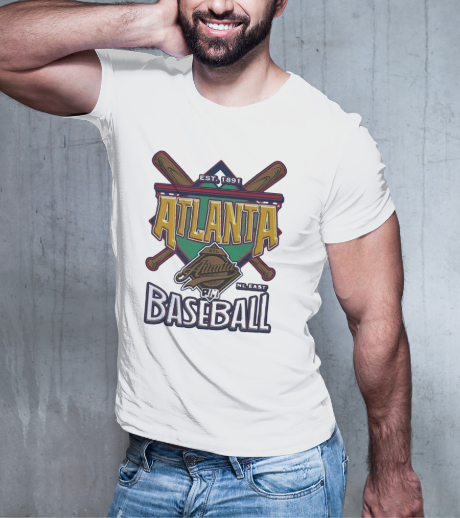 Atlanta Baseball EST 1891 NL East ATL T-Shirt