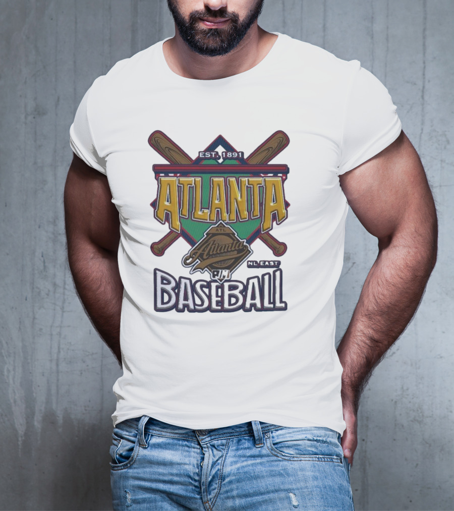 Atlanta Baseball EST 1891 NL East ATL T-Shirt