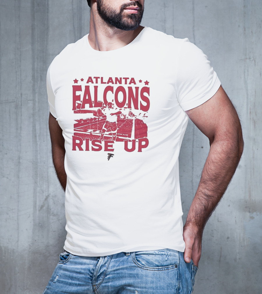 Atlanta Falcons Rise Up Vintage Stadium Gameday T-Shirt
