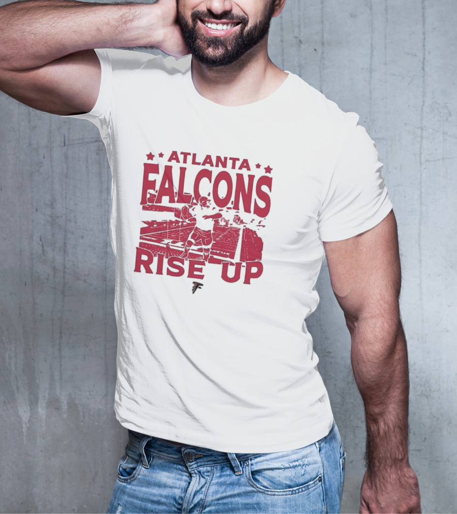 Atlanta Falcons Rise Up Vintage Stadium Gameday T-Shirt