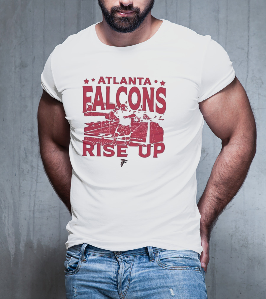 Atlanta Falcons Rise Up Vintage Stadium Gameday T-Shirt
