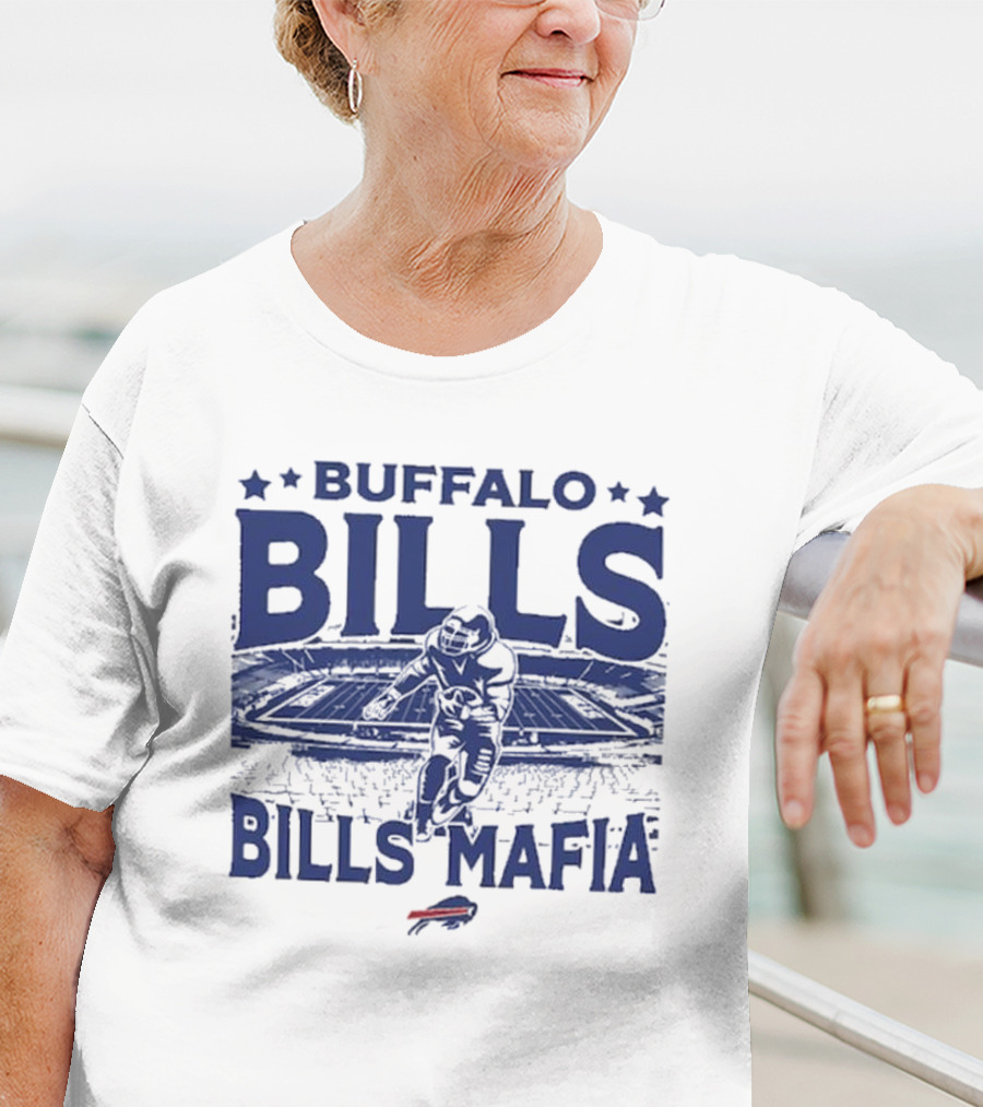 Buffalo Bills Bills Mafia Vintage Stadium Football Gameday T-Shirt