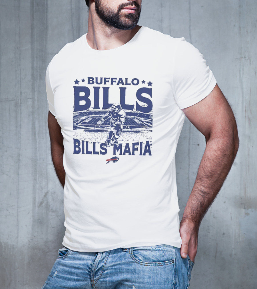 Buffalo Bills Bills Mafia Vintage Stadium Football Gameday T-Shirt