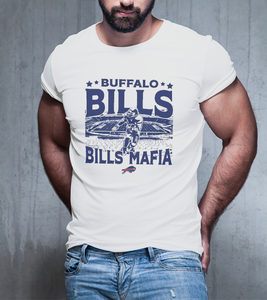 Buffalo Bills Bills Mafia Vintage Stadium Football Gameday T-Shirt