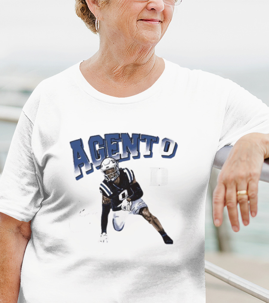 Chandler Rivers Agent 0 Duke Blue Devils Signature Player T-Shirt