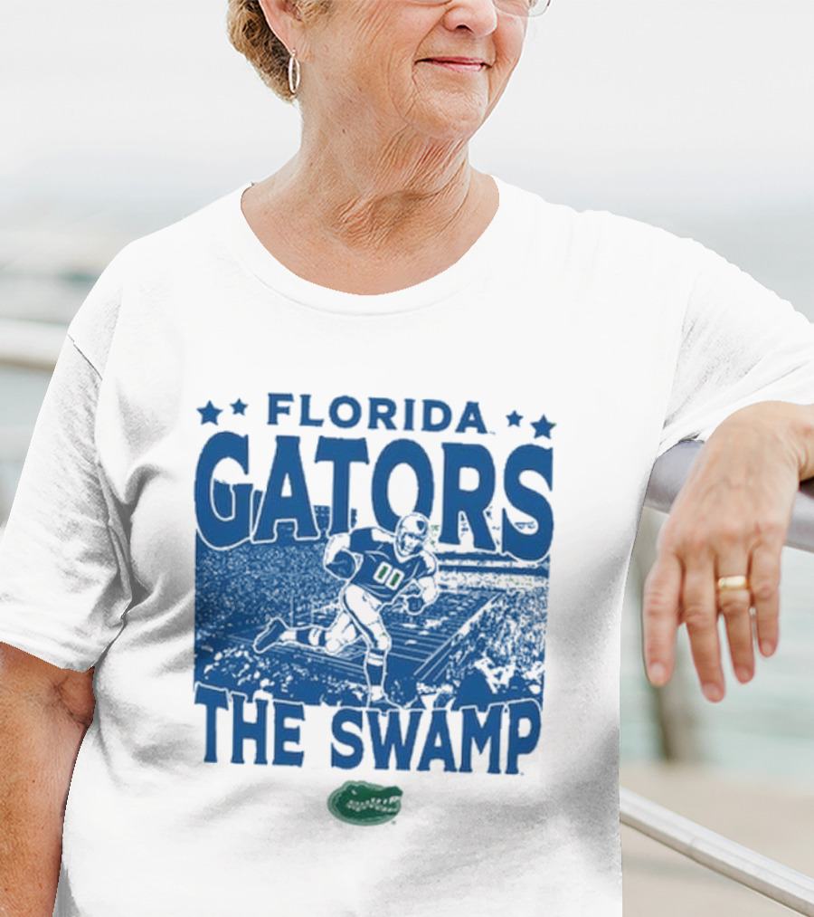 Florida Gators The Swamp Vintage Stadium Football Player Gameday T-Shirt